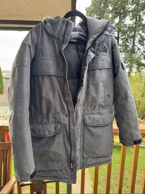 The North Face down jacket / coat heavy winter Hyvent